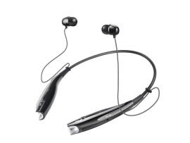 HBS-730 Wireless Neckband Bluetooth Earphone | Portable Bluetooth Headset | Sports Bluetooth Earphones Compatible with All Smartphones (Black)